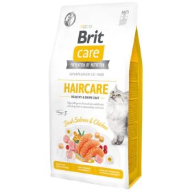 Brit Care Cat 7kg Haircare Fresh Salmon&Chicken Száraztáp