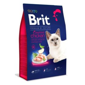 Brit Premium Cat 1,5kg Sterilised Száraztáp Csirke