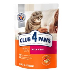 Macska Veal Adult 300g Száraztáp Prémium CLUB4PAWS
