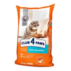 Macska Száraztáp 14kg Lazac CLUB4PAWS