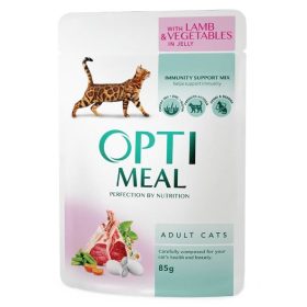 OPTIMEAL Macska Alutasak 12x85g Bárány-Zöldség 