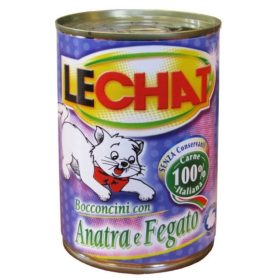 Lechat Macska Konzerv 400g Kacsa Máj