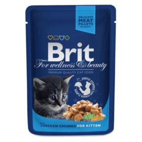 Brit Premium Cat 24x100g AluTasak Kitten Chiken Nedvestáp