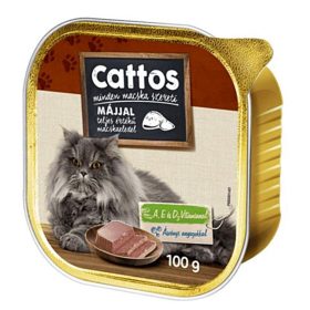 Cattos 100g Alutálkás Májas 16db/#