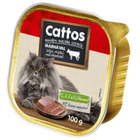 Cattos 100g Alutálkás Marha 16db/#