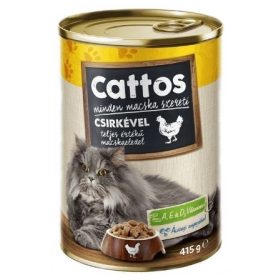Cattos 415g Macska Konzerv Csirke 24db/#