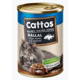Cattos 415g Macska Konzerv Hallal 24db/#