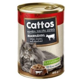 Cattos 415g Macska Konzerv Marha 24db/#