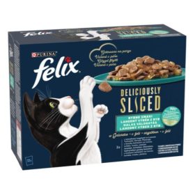 Felix Deliciously Sliced 12x80g Halas Válogatás. Aszpikban