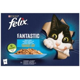 Felix Fantastic 4x85g Lazac Lepényhal Aszpik