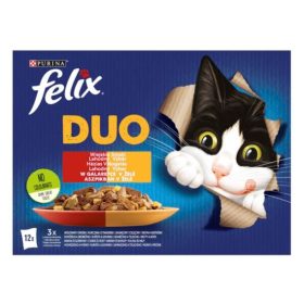 Felix Fantastic Duo 12x85g Házias Válogatás,Aszpikban