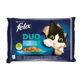 Felix Fantastic Duo 4x85g Halas Válogatás Aszpikban
