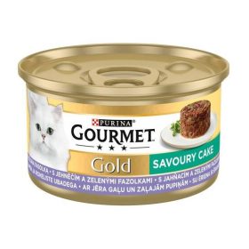   Gourmet Gold 12x85g báránnyal  tortaszerű Savoury Cake báránnyal és zöldbabbal