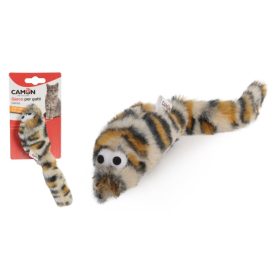 Játék Leopárd Mintás Plüss Egér 18cm Macska Mentával